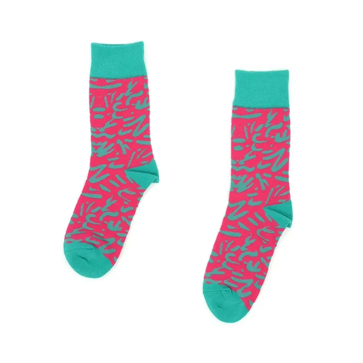 لائن کاٹن جراب