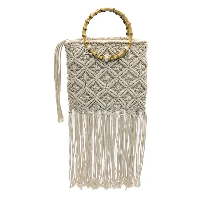 میڈیم بانس کروشیٹ بیگ