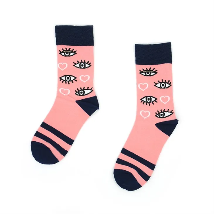 گلابی کاٹن جراب